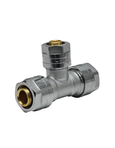 Тройник Raftec 20x16x20 мм, для металлопластиковых труб