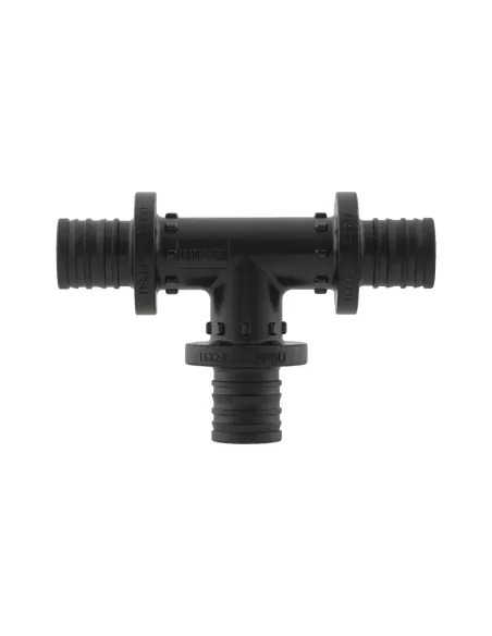 Тройник натяжной Raftec 16х16х16 мм для полиэтиленовых труб