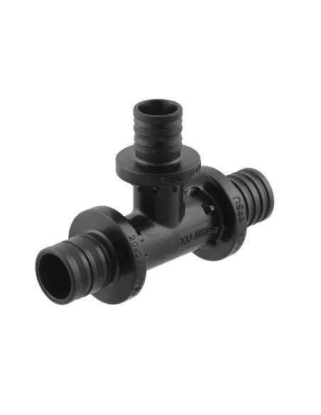 Тройник натяжной Raftec 20х16х20 мм для полиэтиленовых труб