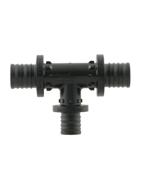 Тройник натяжной Raftec 20х16х20 мм для полиэтиленовых труб
