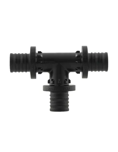 Трійник натяжний Raftec 20х20х20 мм для поліетиленових труб