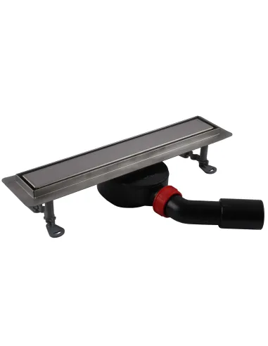 Душовий трап Tillo TM256-C-40, лінійний, сухий затвор