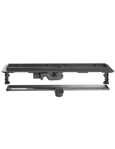 Душовий трап Tillo TM009-100C, лінійний, сухий затвор