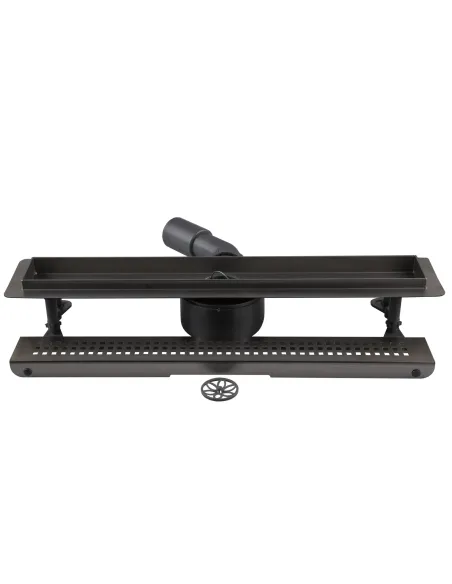 Душовий трап Tillo TM256-50, лінійний, сухий затвор