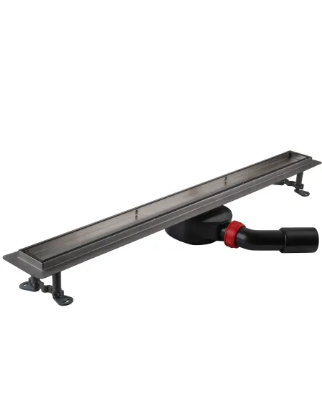 Душовий трап Tillo TM256-C-80, лінійний, сухий затвор