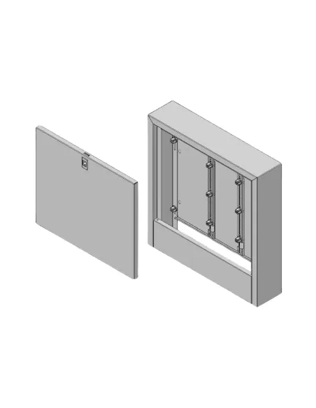 Коллекторный шкаф ЕСО Technology PRO ШКН-06 600x1130x125 мм наружная