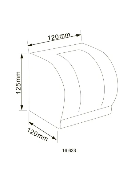 Держатель для туалетной бумаги Hotec 16.623а Stainless Steel