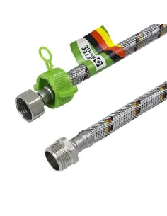 Шланг для підведення води Raftec 1/2 дюйма ВН, 0.6 метра, нержавіюча сталь