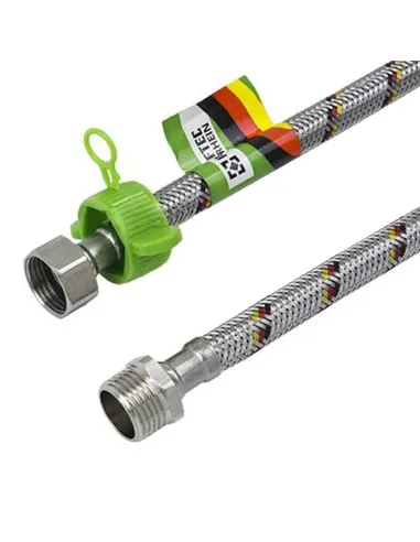 Шланг для подвода воды Raftec 1/2 дюйма ВН, 0.5 метра, нержавеющая сталь