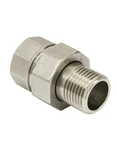 Сгон-американка Raftec DN25 1 дюйм прямой, никель