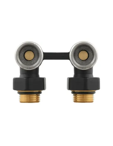 Узел нижнего подключения радиатора Raftec DHRKA11-B 1/2х3/4 дюйма, угловой