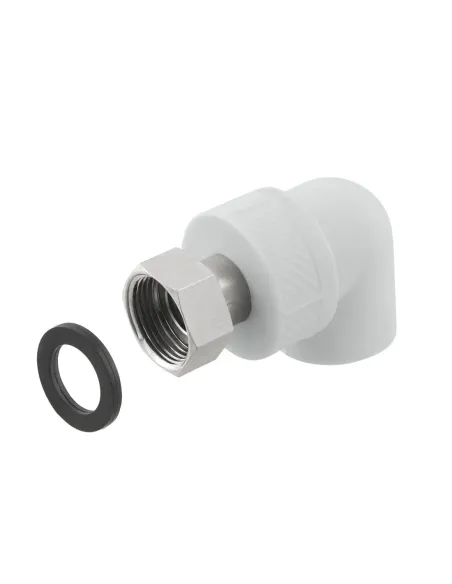 Муфта Raftec 25х3/4 дюйма, з накидною гайкою, для поліпропіленових труб, кутова