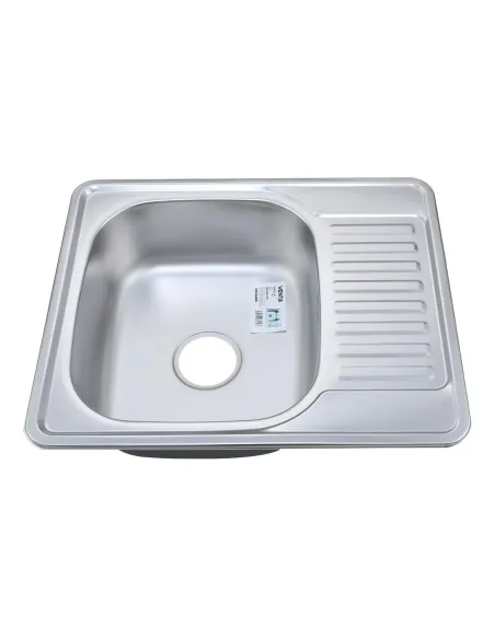 Мойка для кухни прямоугольная Venta VM58488S, 580х480х180 мм, из нержавеющей стали