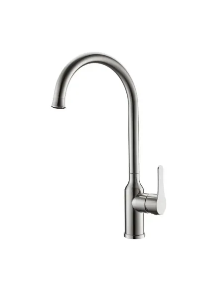 Змішувач для кухні Venta VL412US нержавіюча сталь, одноважільний