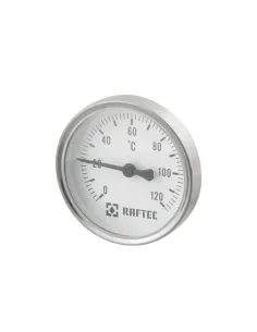 Термометр Raftec 50 мм, 1/2 дюйма, заднее подключение