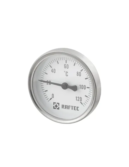 Термометр Raftec 50 мм, 1/2 дюйма, заднее подключение