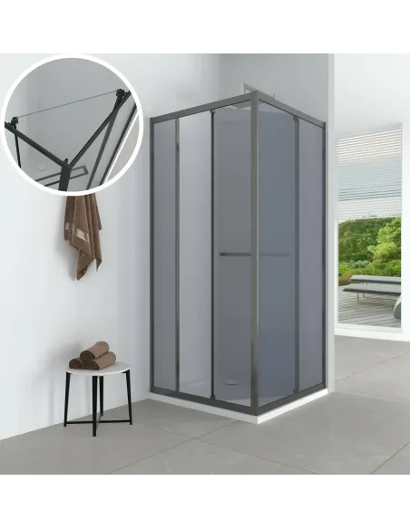 Душевая кабина без поддона Bravo DUNAJEC N90MS, квадратная