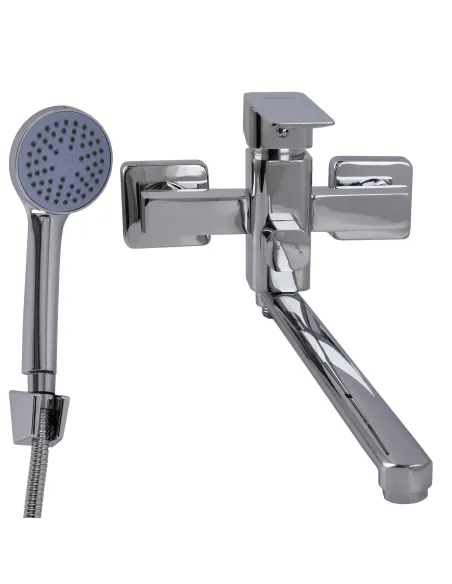 Змішувач для ванни Domino Malta DMS-208 з душовим набором, хром.