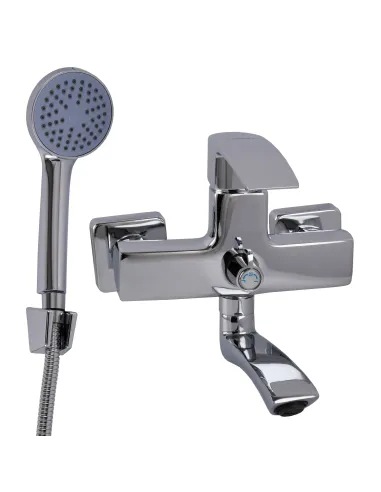 Змішувач для ванни Domino Rondo DND-102NE із душовим набором