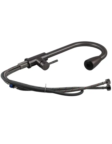 Смеситель для кухни Ecomix Stella STE-2031-GP, с выдвижным изливом