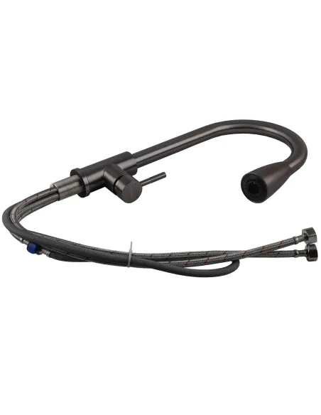 Смеситель для кухни Ecomix Stella STE-2031-GP, с выдвижным изливом