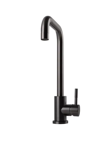 Змішувач для кухні Ecomix Stella STE-203L-GP нержавіюча сталь