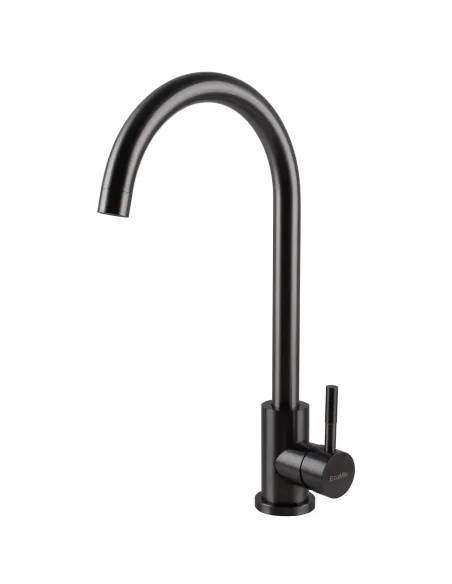 Змішувач для кухні Ecomix Stella STE-203S-GP нержавіюча сталь