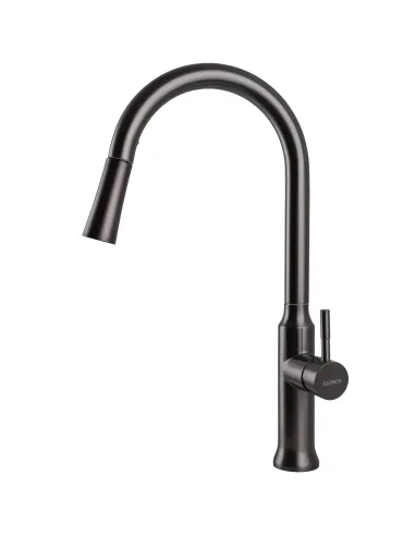 Змішувач для кухні Globus Lux Alpen SBT1-2033-S-GP нержавіюча сталь