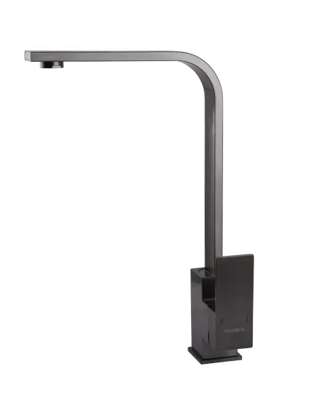 Смеситель для кухни Globus Lux Kubus SKU-203S-GP нержавеющая сталь