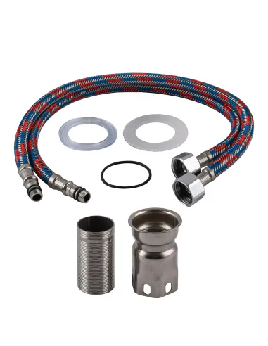 Смеситель для кухни Globus Lux Kubus SKU-203S-GP нержавеющая сталь