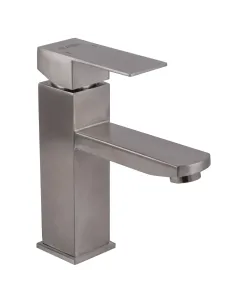 Смеситель для умывальника Globus Lux Kubus SKU-101 нержавеющая сталь