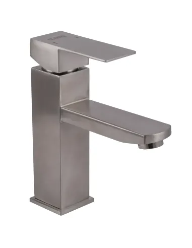 Змішувач для умивальника Globus Lux Kubus SKU-101 нержавіюча сталь