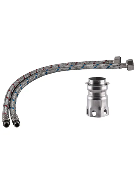 Змішувач для умивальника Globus Lux Kubus SKU-101 нержавіюча сталь