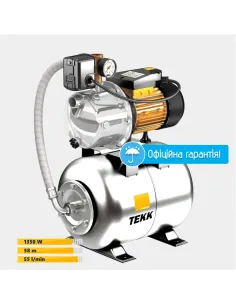 Насосна станція Tekk Haus BS 1100 Inox 24L Inox 1,1 кВт, бак 24 літри
