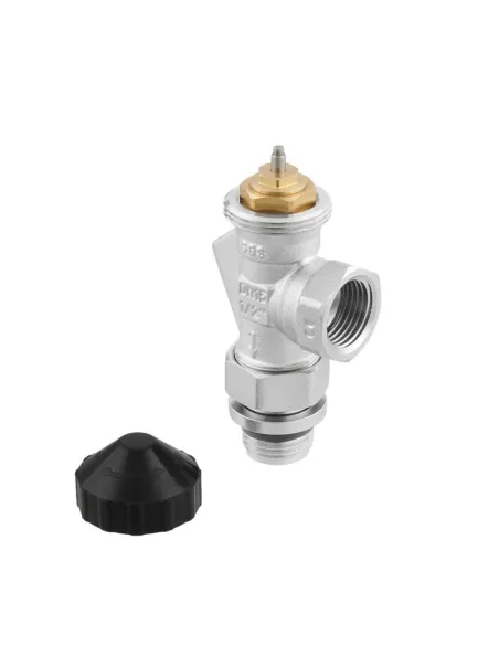 Клапан запорный для радиатора Raftec AXKPT11 осевой, 1/2х1/2 дюйма