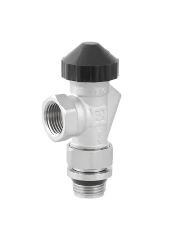 Клапан запорный для радиатора Raftec AXKPT11 осевой, 1/2х1/2 дюйма