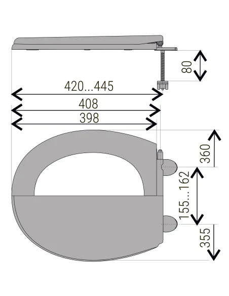 Сиденье для унитаза Optimum Damask, микролифт