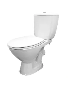 Унитаз компакт Cersanit Kaskada New 908 011 3/6, безободковый, сиденье Soft-close