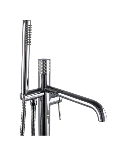 Смеситель для ванны Topaz Loft TLF 32113R-H39-C, напольный, с душевым набором