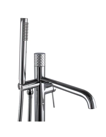 Змішувач для ванни Topaz Loft TLF 32113R-H39-C, підлоговий, з душовим набором