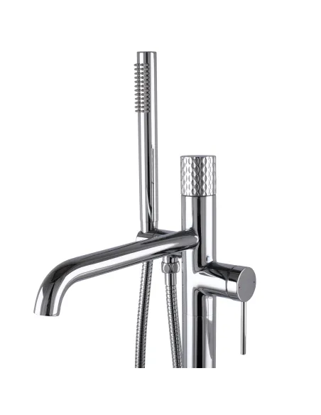 Смеситель для ванны Topaz Loft TLF 32113R-H39-C, напольный, с душевым набором