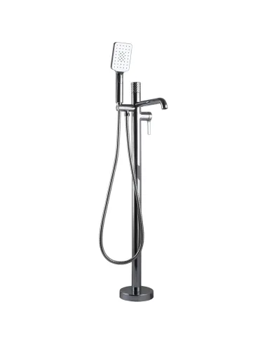 Смеситель для ванны Topaz Moderno TMD-33113R-H78A, напольный, с душевым набором