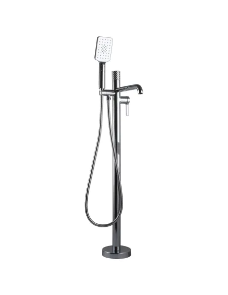 Смеситель для ванны Topaz Moderno TMD-33113R-H78A, напольный, с душевым набором