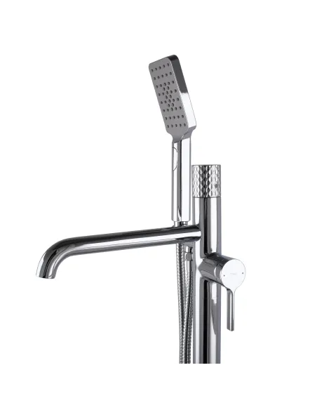 Смеситель для ванны Topaz Moderno TMD-33113R-H78A, напольный, с душевым набором