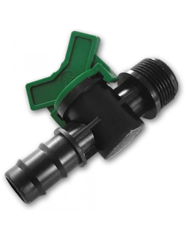 Миникран для капельной ленты Bradas DSWZ09-3416L 16х3/4 дюйма, наружная резьба