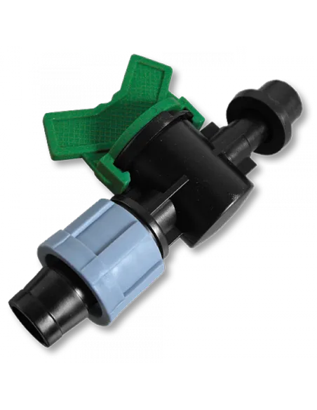 Старт-конектор Bradas DSTZ03-1708L з мінікраном для крапельної стрічки