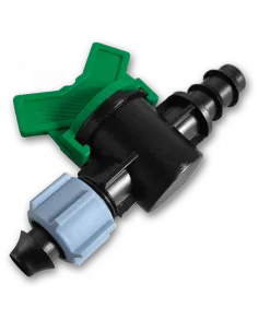 Старт-коннектор Bradas DSWZ14-16L с миникраном и прижимной гайкой