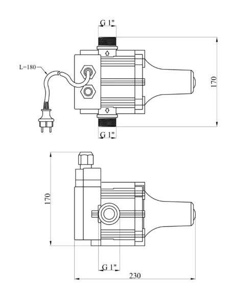 Электронное реле давления Forwater HS-10