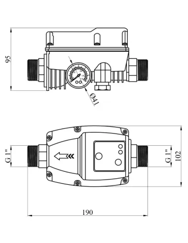Електронне реле тиску Forwater HS-15