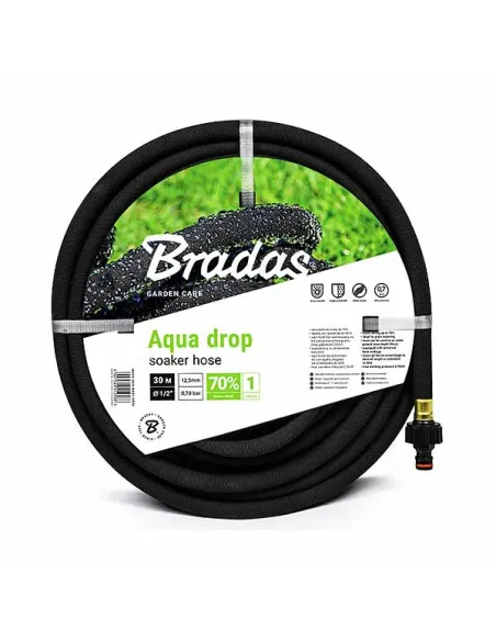 Шланг для поливу, що сочиться Bradas Aqua-Drop 1/2 дюйма, 30 метрів